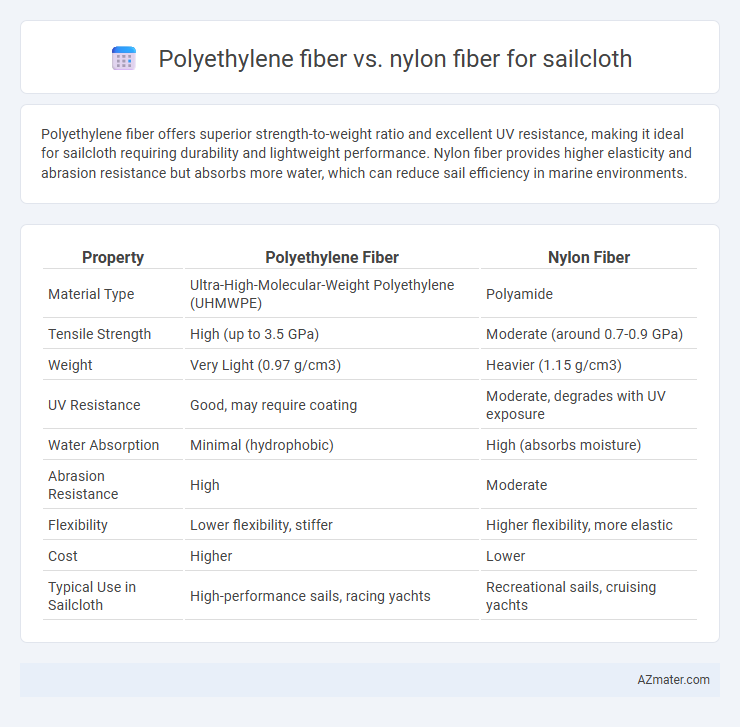 Polyethylene fiber vs. nylon fiber for sailcloth - What is The Difference?