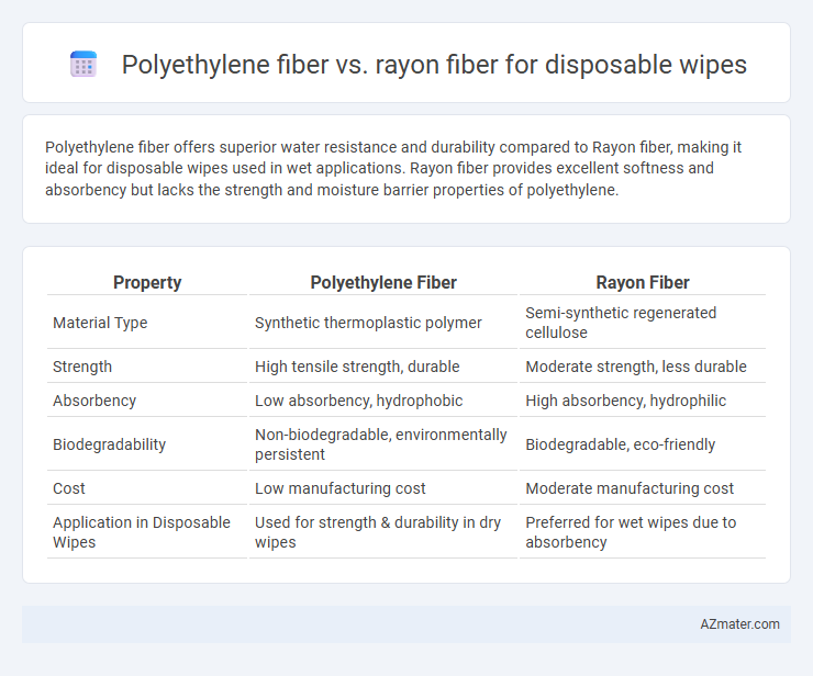 Polyethylene fiber vs. rayon fiber for disposable wipes - What is The Difference?