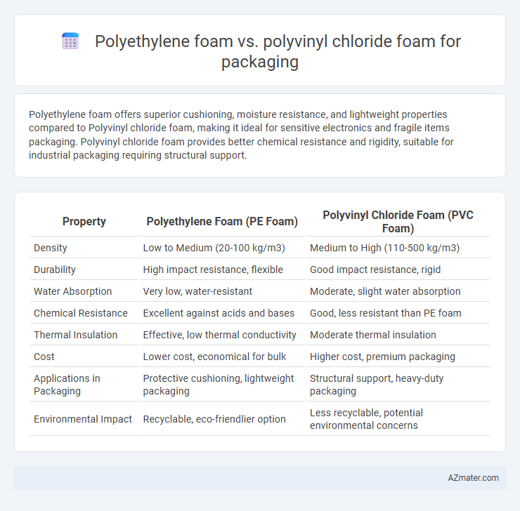 Polyethylene foam vs. polyvinyl chloride foam for packaging - What is The Difference?