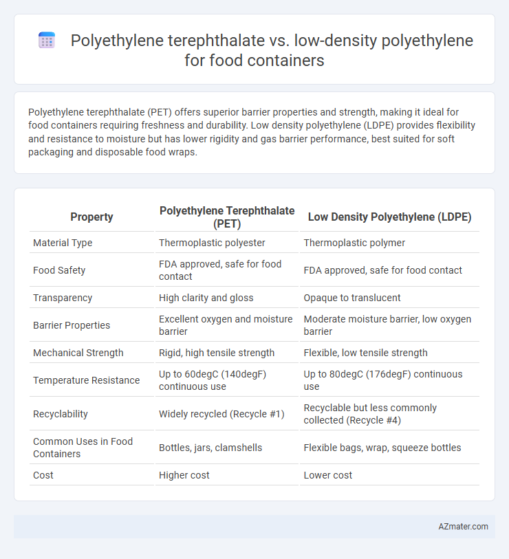 Polyethylene terephthalate vs. low-density polyethylene for food containers - What is The Difference?