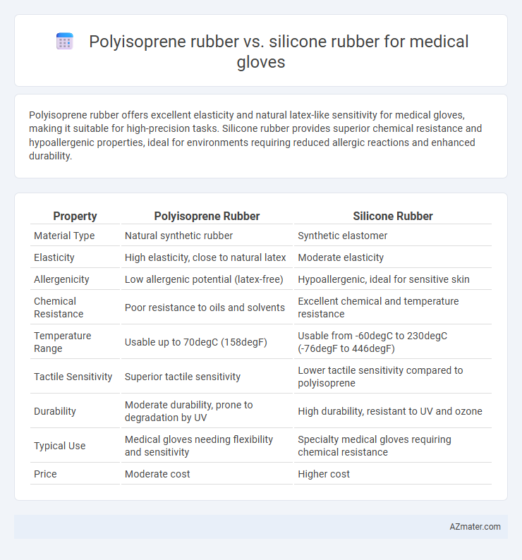 Polyisoprene rubber vs. silicone rubber for medical gloves - What is The Difference?