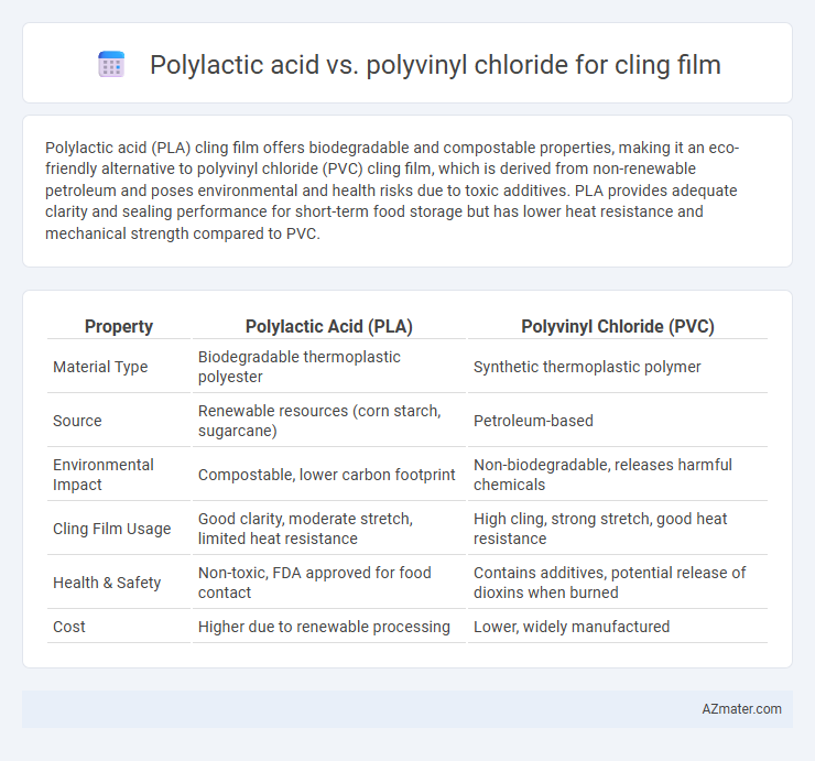 Polylactic acid vs. polyvinyl chloride for cling film - What is The Difference?