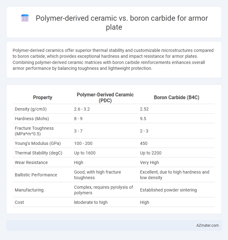 Polymer-derived ceramic vs. boron carbide for armor plate - What is The Difference?