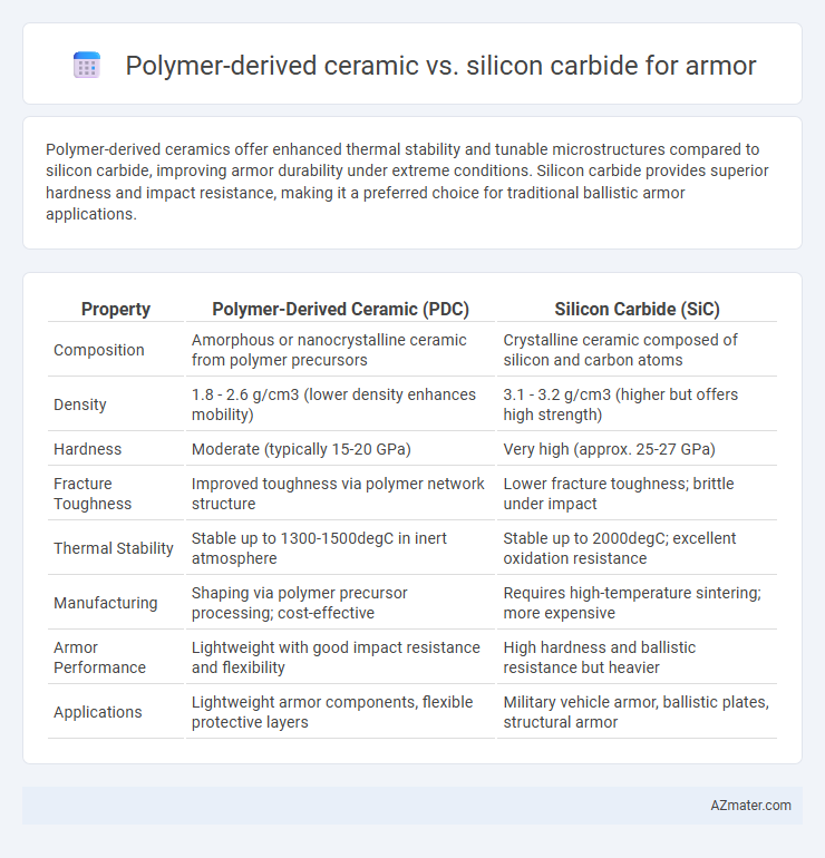 Polymer-derived ceramic vs. silicon carbide for armor - What is The Difference?
