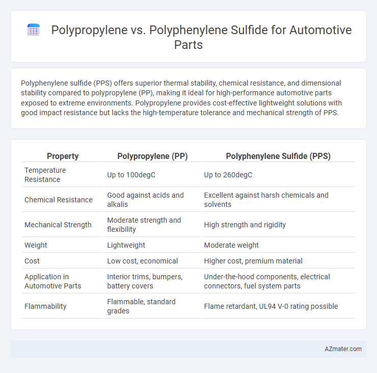 Polypropylene vs. Polyphenylene Sulfide for Automotive Parts - What is The Difference?