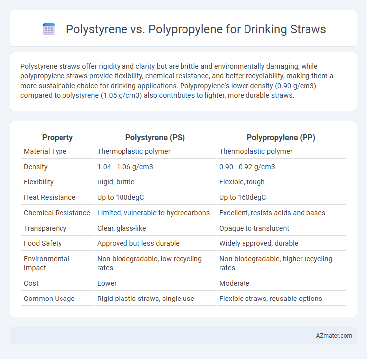 Polystyrene vs. Polypropylene for Drinking Straws - What is The Difference?