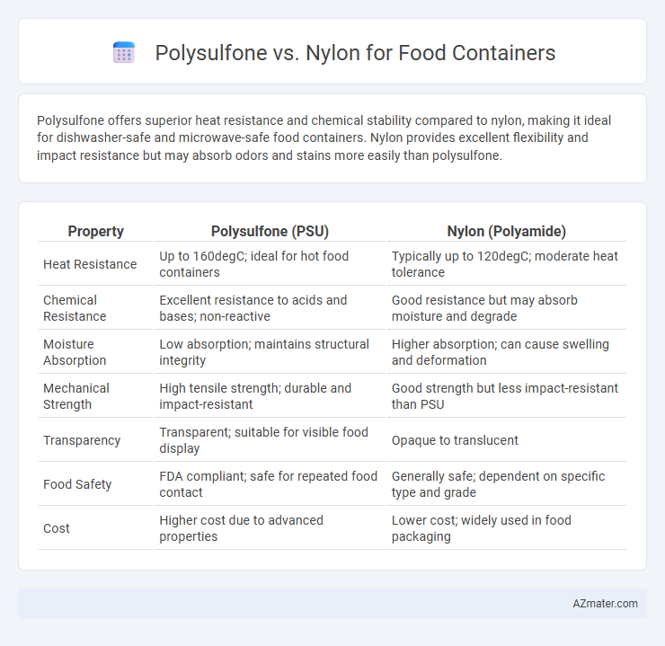 Polysulfone vs. Nylon for Food Containers - What is The Difference?