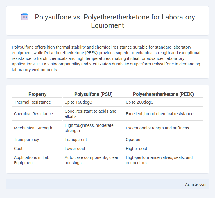 Polysulfone vs. Polyetheretherketone for Laboratory Equipment - What is The Difference?