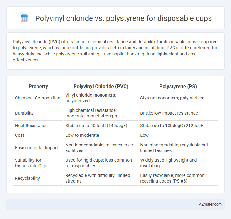 Polyvinyl chloride vs. polystyrene for disposable cups - What is The Difference?