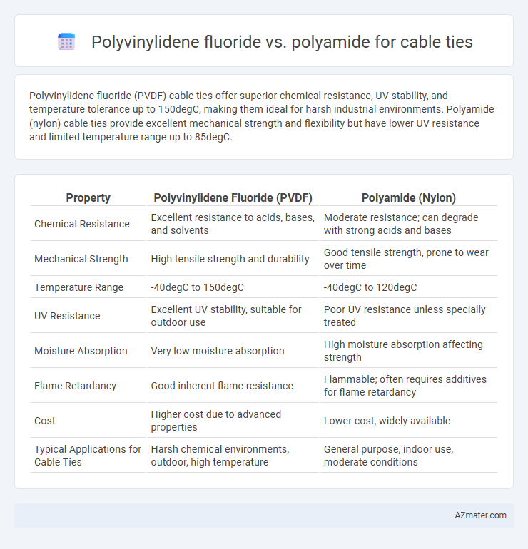 Polyvinylidene fluoride vs. polyamide for cable ties - What is The Difference?