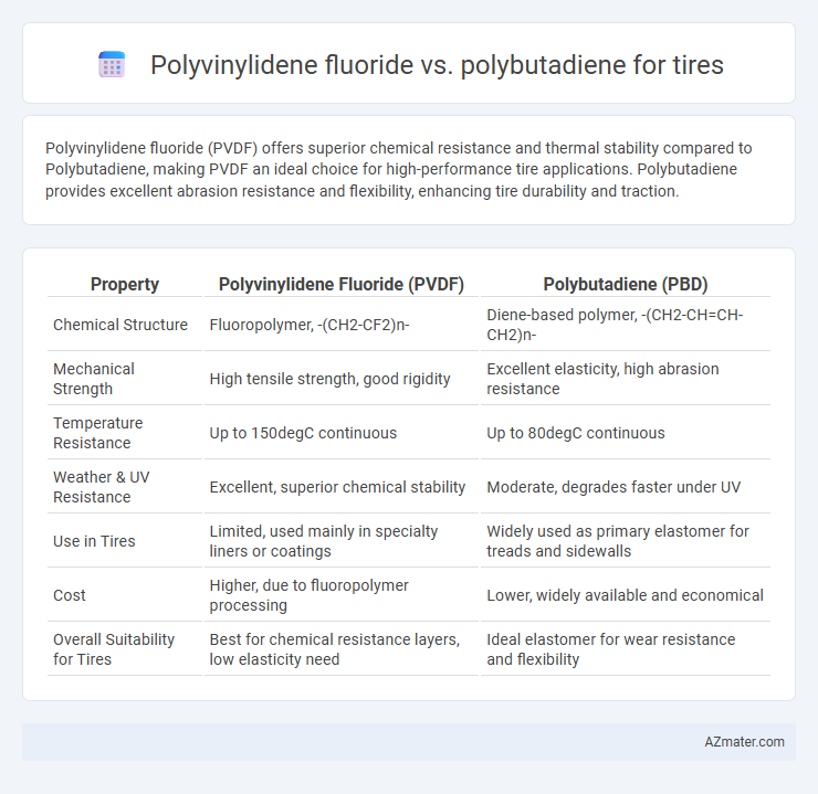 Polyvinylidene fluoride vs. polybutadiene for tires - What is The Difference?