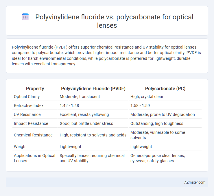 Polyvinylidene fluoride vs. polycarbonate for optical lenses - What is The Difference?