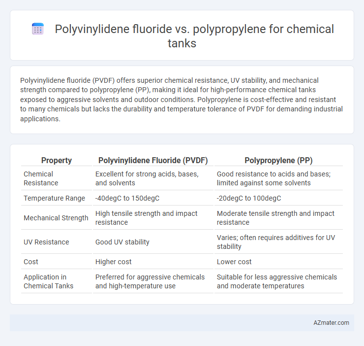 Polyvinylidene fluoride vs. polypropylene for chemical tanks - What is The Difference?