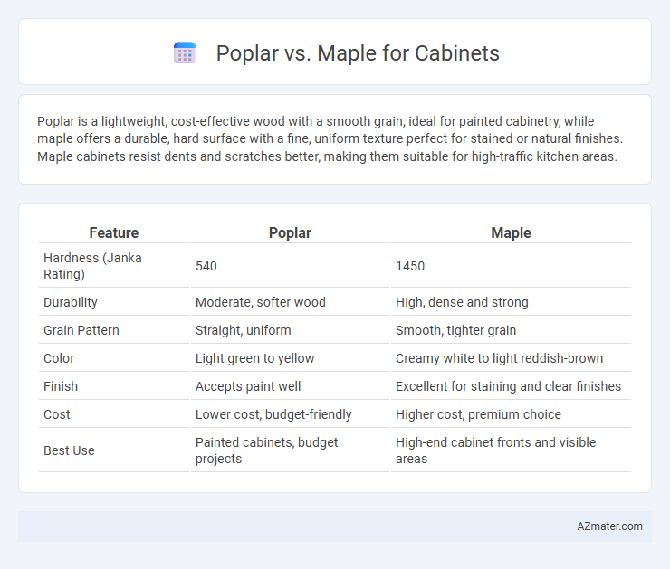 Poplar vs. Maple for Cabinets - What is The Difference?
