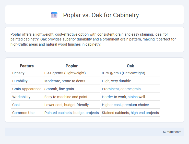 Poplar vs. Oak for Cabinetry - What is The Difference?