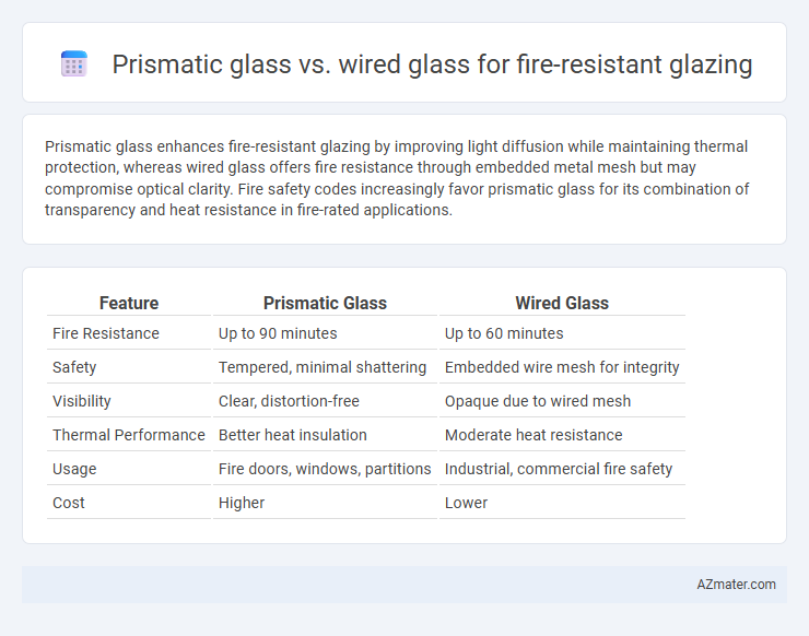 Prismatic glass vs. wired glass for fire-resistant glazing - What is The Difference?