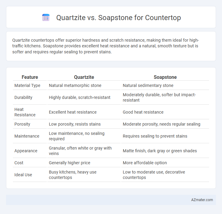 Quartzite vs. Soapstone for Countertop - What is The Difference?