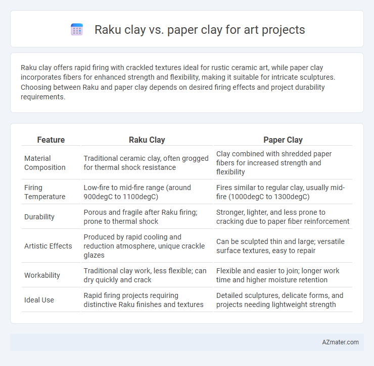 Raku clay vs. paper clay for art projects - What is The Difference?