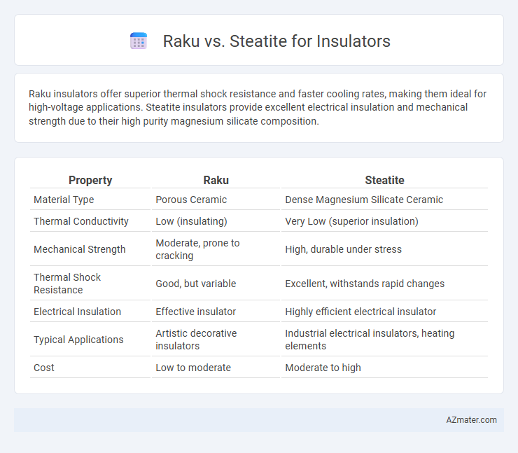 Raku vs. Steatite for Insulators - What is The Difference?