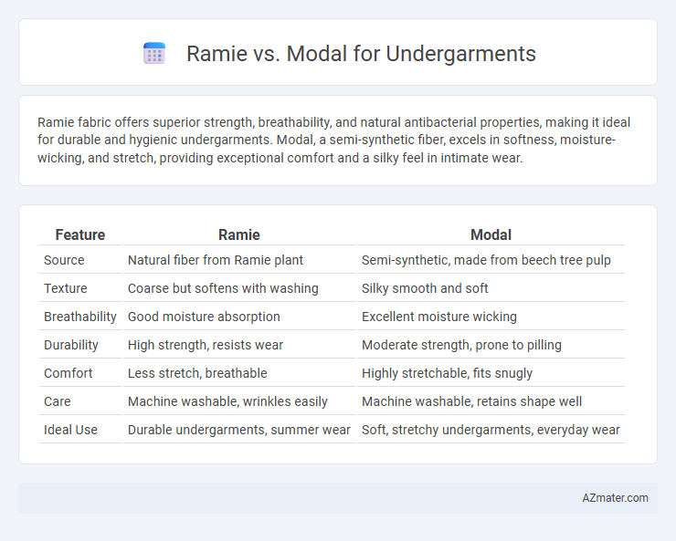 Ramie vs. Modal for Undergarments - What is The Difference?