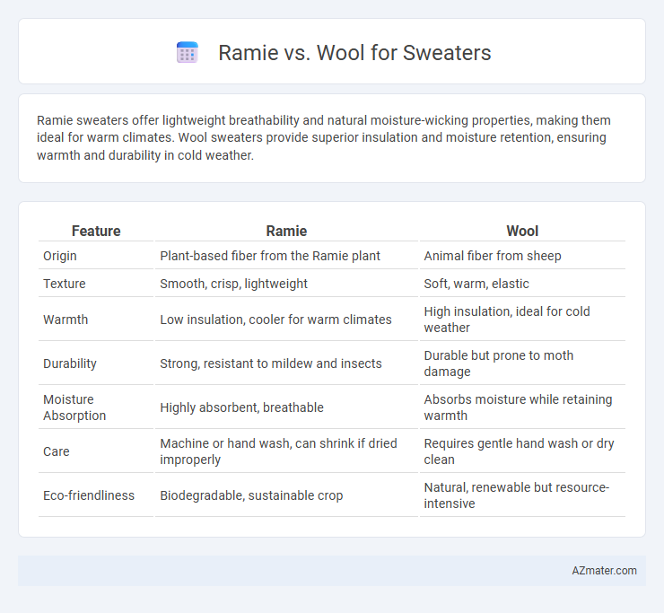 Ramie vs. Wool for Sweaters - What is The Difference?