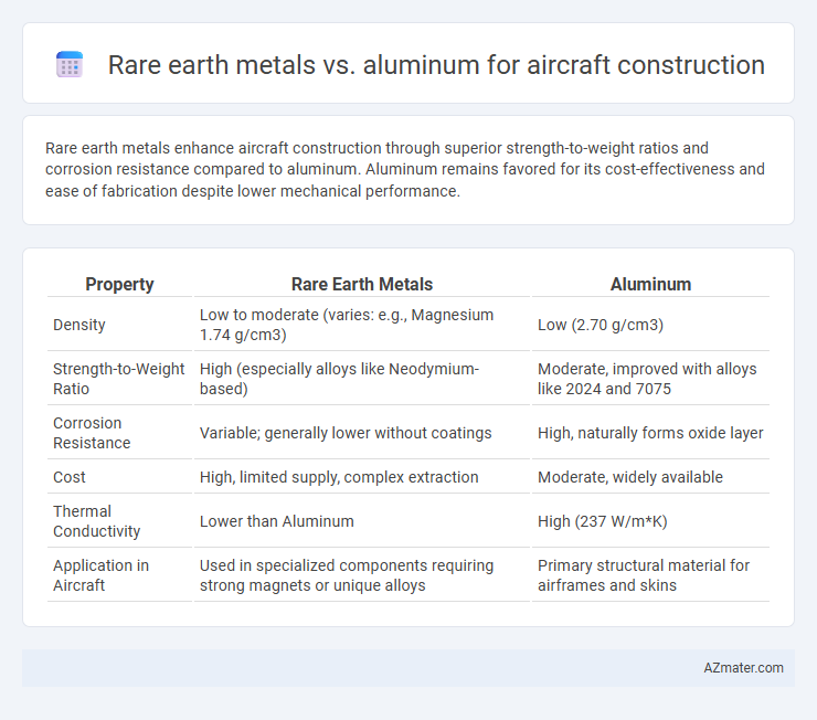 Rare earth metals vs. aluminum for aircraft construction - What is The Difference?