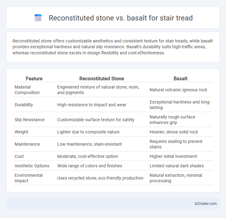 Reconstituted stone vs. basalt for stair tread - What is The Difference?