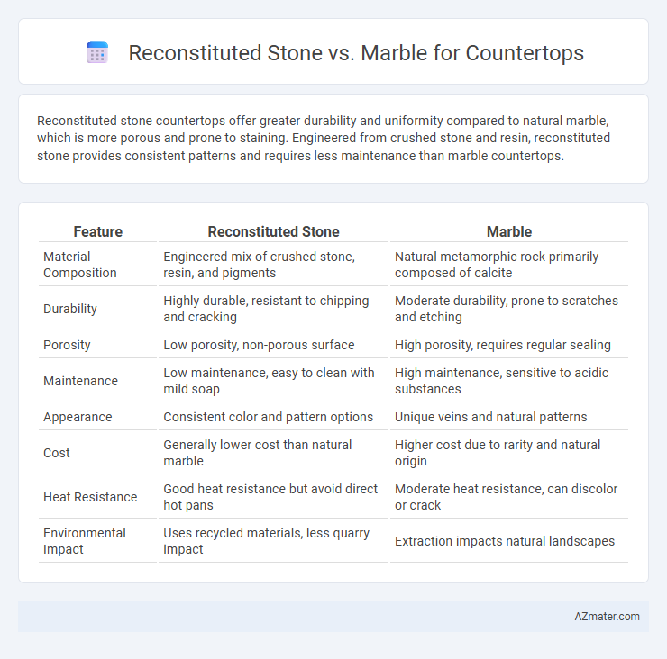 Reconstituted Stone vs. Marble for Countertops - What is The Difference?
