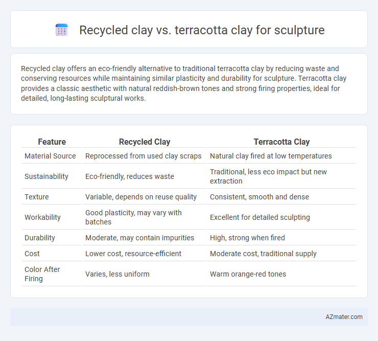 Recycled clay vs. terracotta clay for sculpture - What is The Difference?