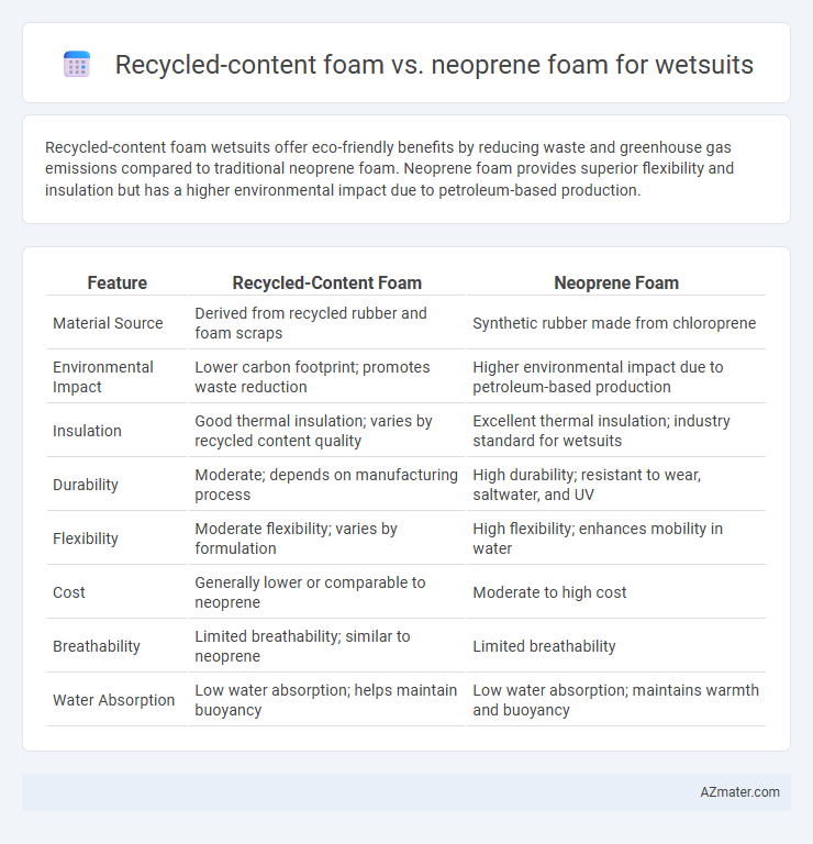 Recycled-content foam vs. neoprene foam for wetsuits - What is The Difference?