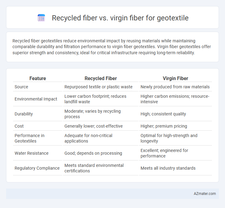 Recycled fiber vs. virgin fiber for geotextile - What is The Difference?