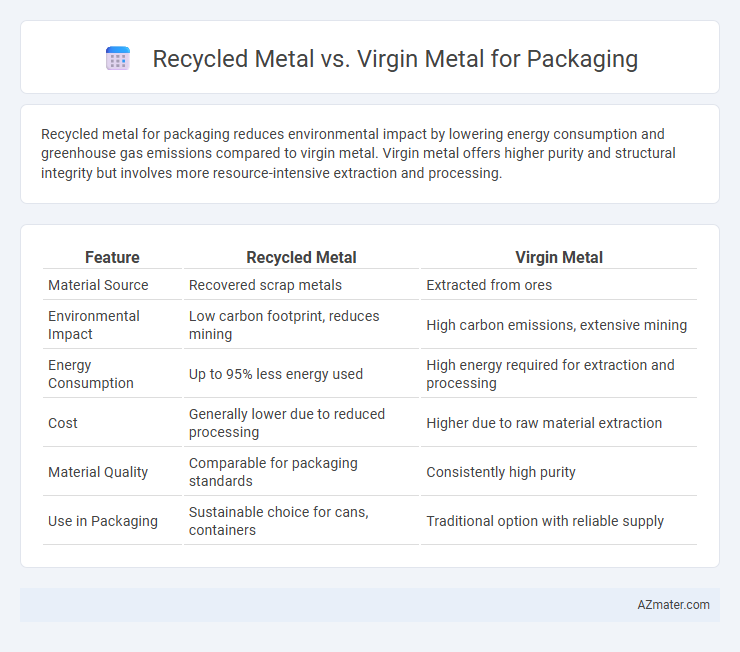 Recycled Metal vs. Virgin Metal for Packaging - What is The Difference?