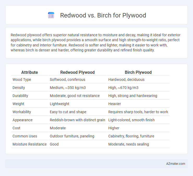 Redwood vs. Birch for Plywood - What is The Difference?
