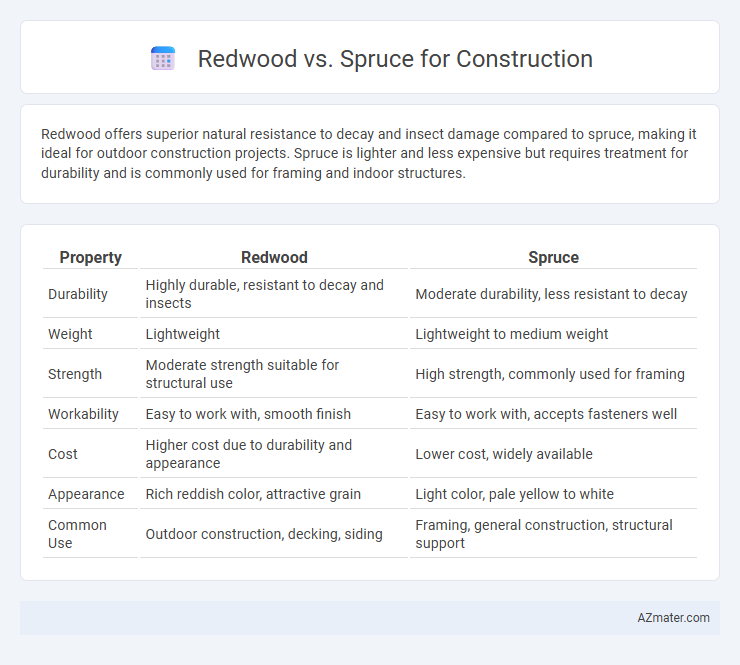 Redwood vs. Spruce for Construction - What is The Difference?