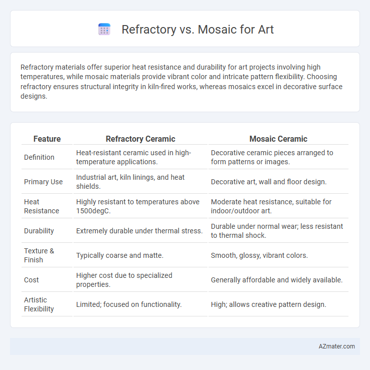 Refractory vs. Mosaic for Art - What is The Difference?