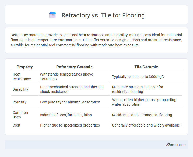 Refractory vs. Tile for Flooring - What is The Difference?