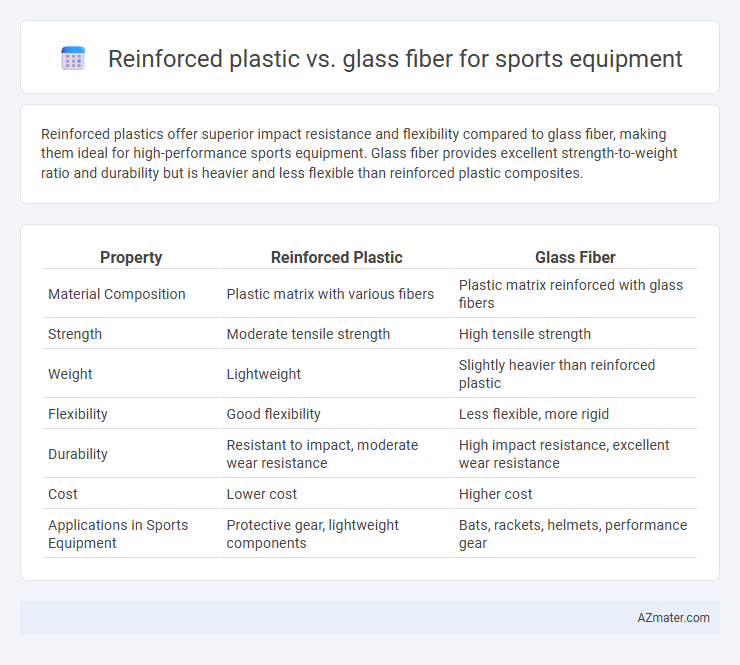 Reinforced plastic vs. glass fiber for sports equipment - What is The Difference?