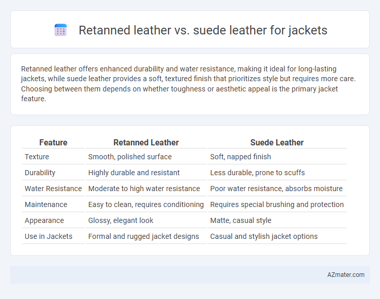 Retanned leather vs. suede leather for jackets - What is The Difference?