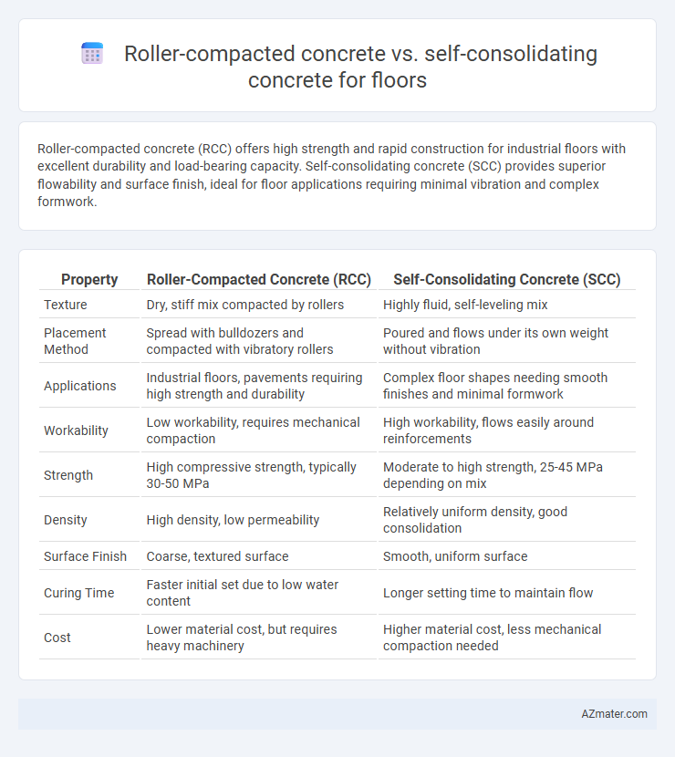 Roller-compacted concrete vs. self-consolidating concrete for floors - What is The Difference?