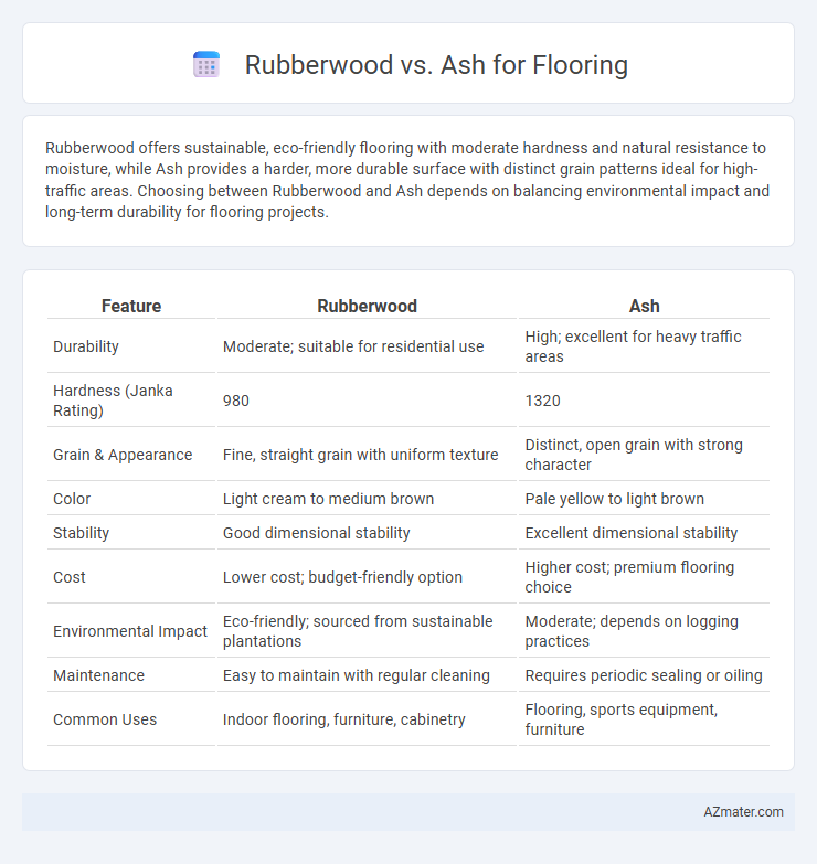 Rubberwood vs. Ash for Flooring - What is The Difference?