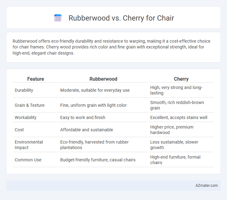 Rubberwood vs. Cherry for Chair - What is The Difference?