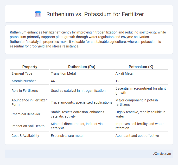 Ruthenium vs. Potassium for Fertilizer - What is The Difference?