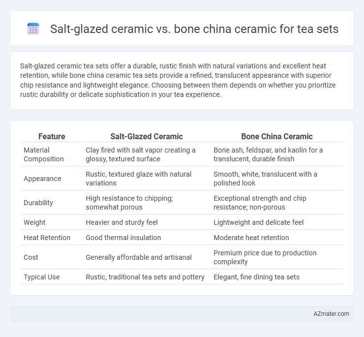 Salt-glazed ceramic vs. bone china ceramic for tea sets - What is The Difference?