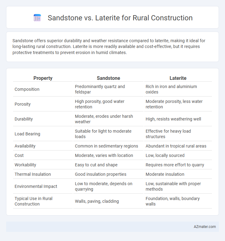 Sandstone vs. Laterite for Rural Construction - What is The Difference?