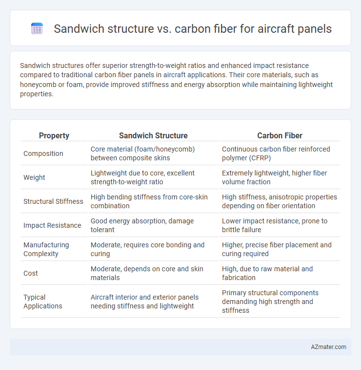 Sandwich structure vs. carbon fiber for aircraft panels - What is The Difference?
