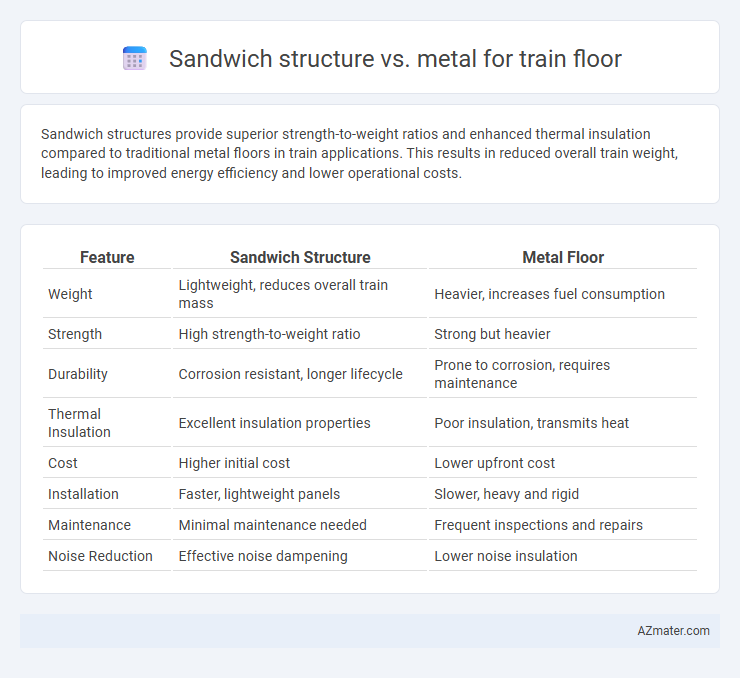 Sandwich structure vs. metal for train floor - What is The Difference?