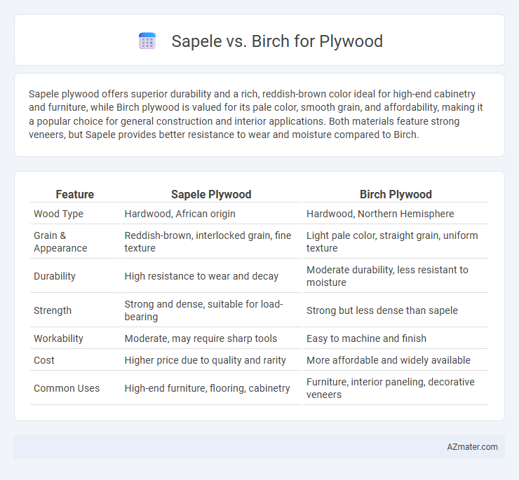 Sapele vs. Birch for Plywood - What is The Difference?
