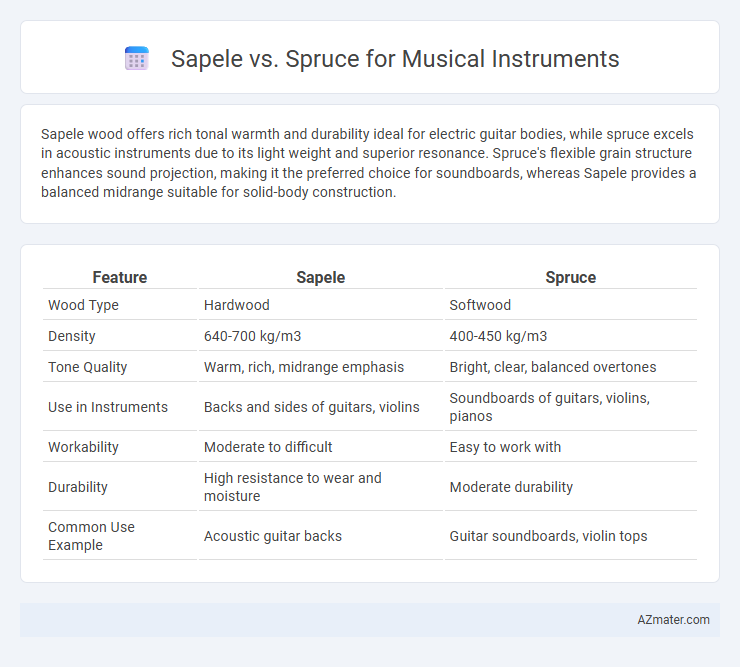 Sapele vs. Spruce for Musical Instruments - What is The Difference?