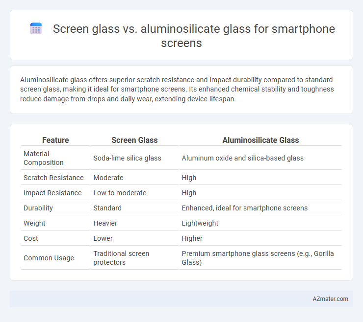 Screen glass vs. aluminosilicate glass for smartphone screens - What is The Difference?