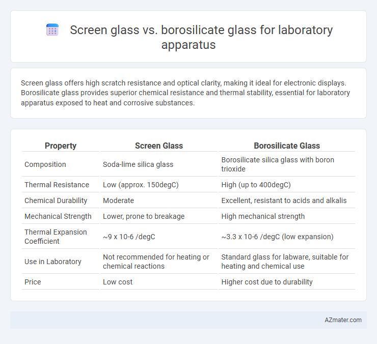 Screen glass vs. borosilicate glass for laboratory apparatus - What is The Difference?